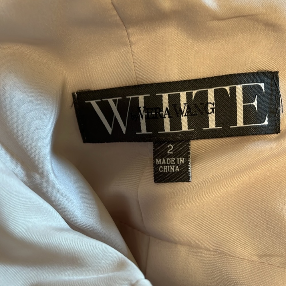 WHITE by Vera Wang cream gown - Picture 5 of 6